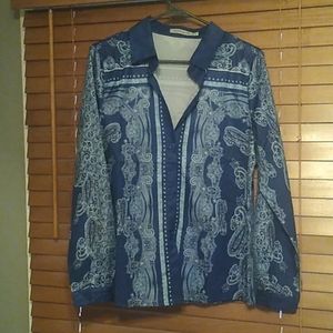 Ladies silky like blouse